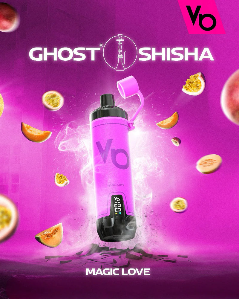 GHOST SHISHA DISPOSABLE 15000puff  5MG