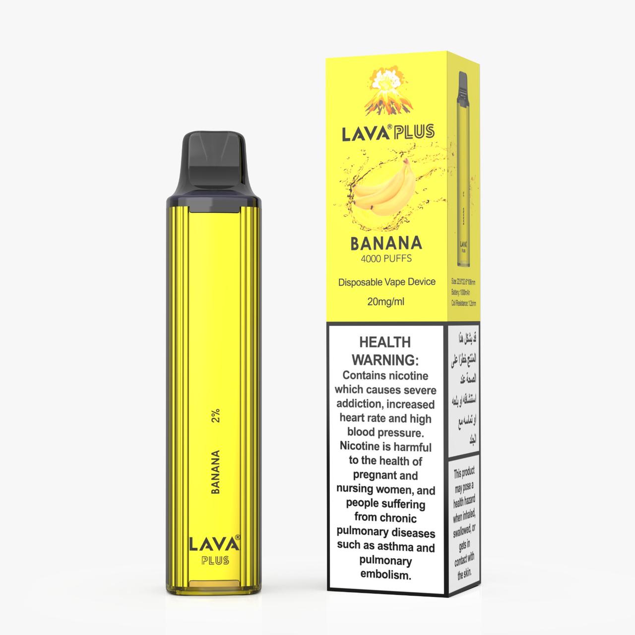 LAVA PLUS 4000 PUFFS-20MG DISPOSABLE VAPE