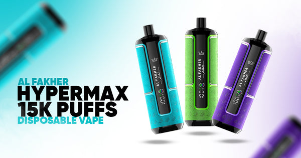 AL FAKHER HYPER MAX 15000 PUFFS DISPOSABLE VAPE DEVICE 0.6% (6mg)