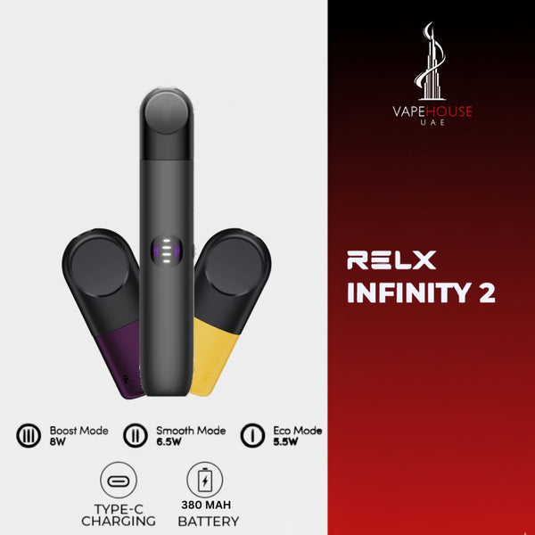 relx pods infinity 2 DEVICE Flip Side Disposable Vape Flavour_Pomegranate Blast Select Flavor ::Spearmint