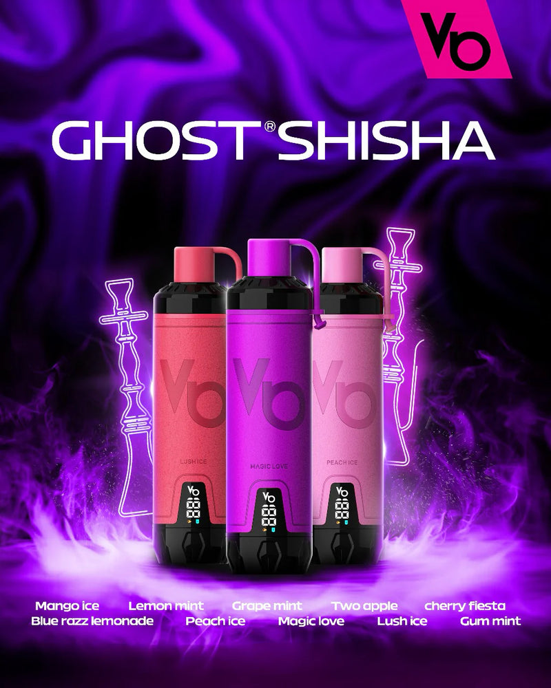 GHOST SHISHA DISPOSABLE 15000puff  5MG