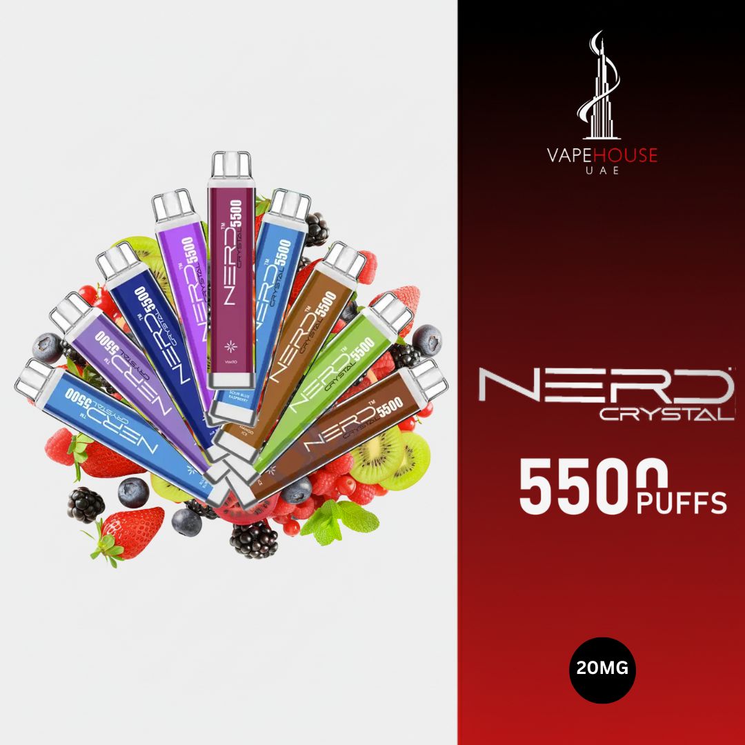 NERD CRYSTAL 5500 PUFF DISPOSABLE 20MG