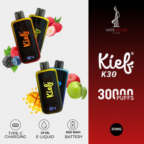 KIEF DISPOSABLE 30000 PUFF 20MG KIEF DISPOSABLE 30000 PUFF 20MG