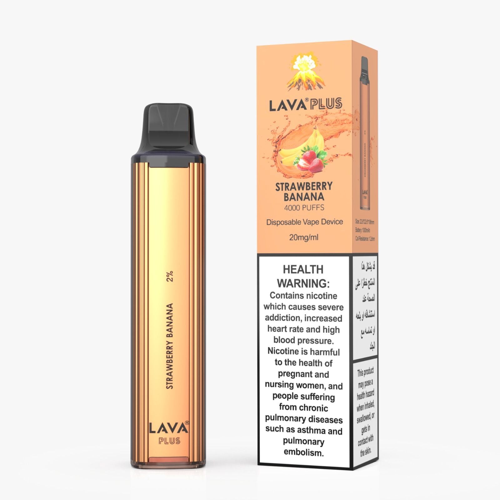 LAVA PLUS 4000 PUFFS-20MG DISPOSABLE VAPE