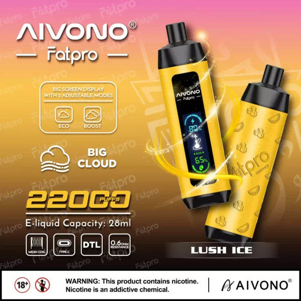 AIVONO FATPRO 2% 22000 PUFF AIVONO FATPRO 2% 22000 PUFF