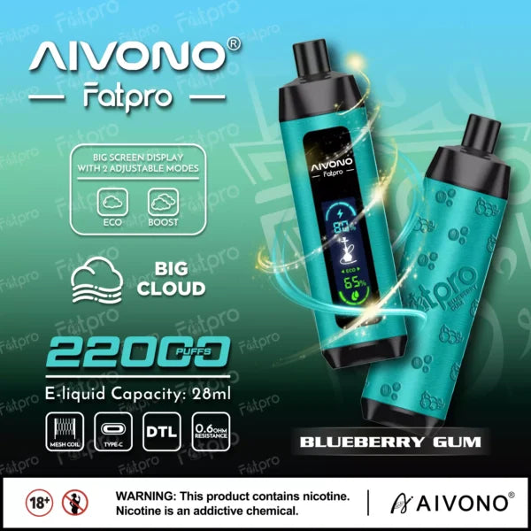 AIVONO FATPRO 2% 22000 PUFF AIVONO FATPRO 2% 22000 PUFF