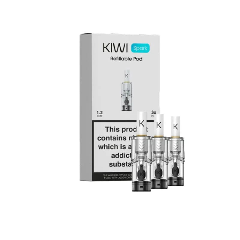 KIWI SPARK PODS CARTRIDGE 1.2 & 0.8 OHM KIWI SPARK PODS CARTRIDGE 1.2 & 0.8 OHM