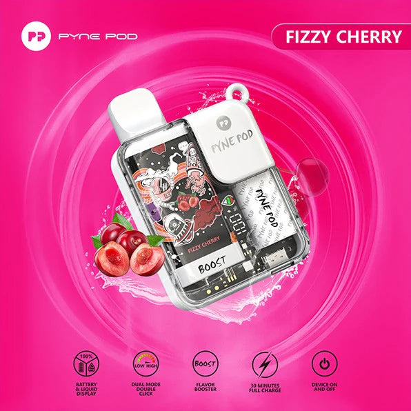 pyne pod boost 8500 puffs disposable vape puff RAZZLE DAZZLE Raspberry Ale compatible-with-1137981 Flavor:SUNNY SPARKLE / 2 PACKED