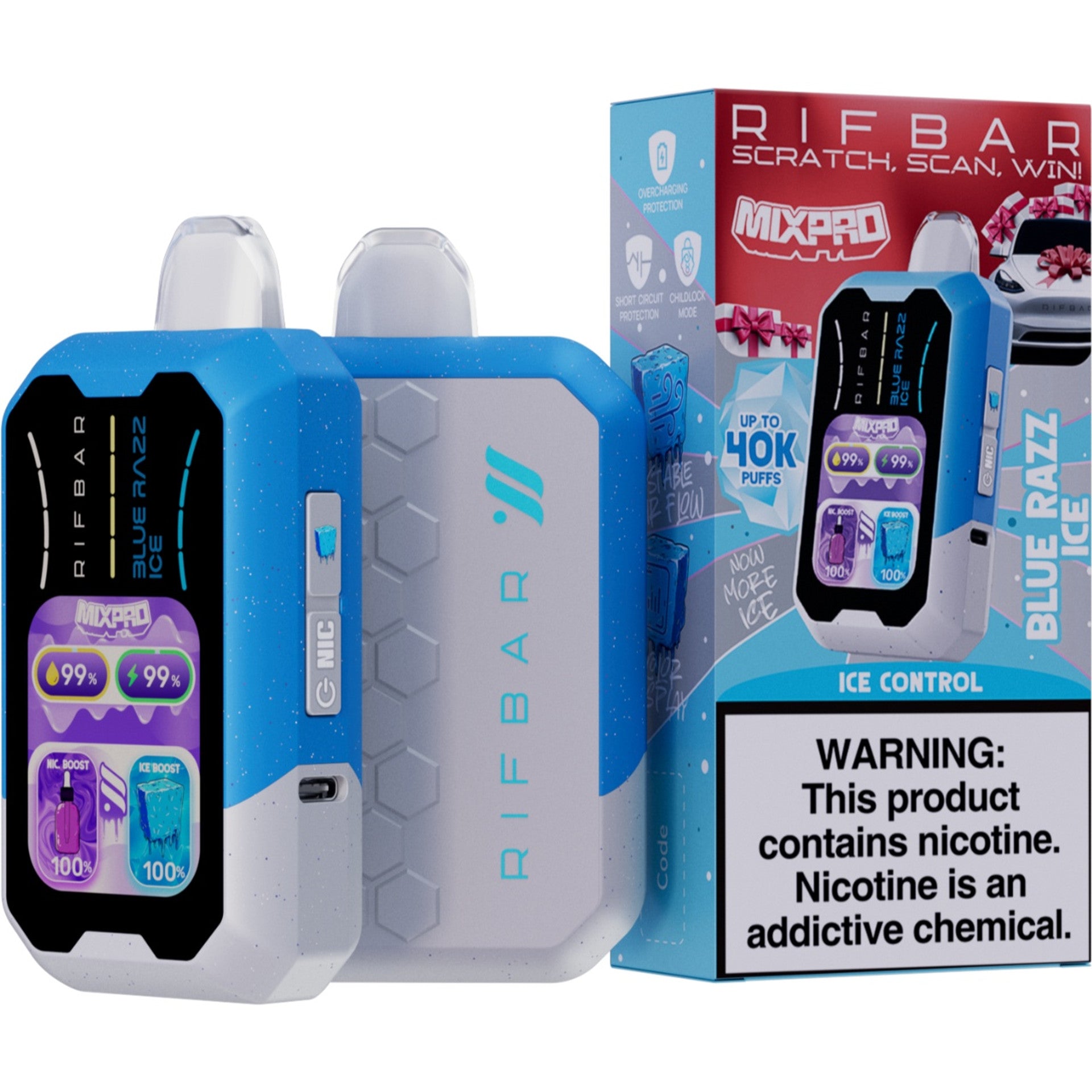 RIFBAR MixPro 40K Disposable Vape – 50mg (5% Nicotine)
