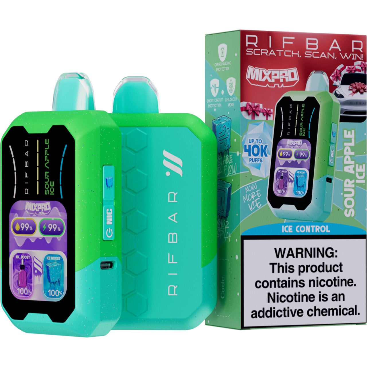 RIFBAR MixPro 40K Disposable Vape – 50mg (5% Nicotine)