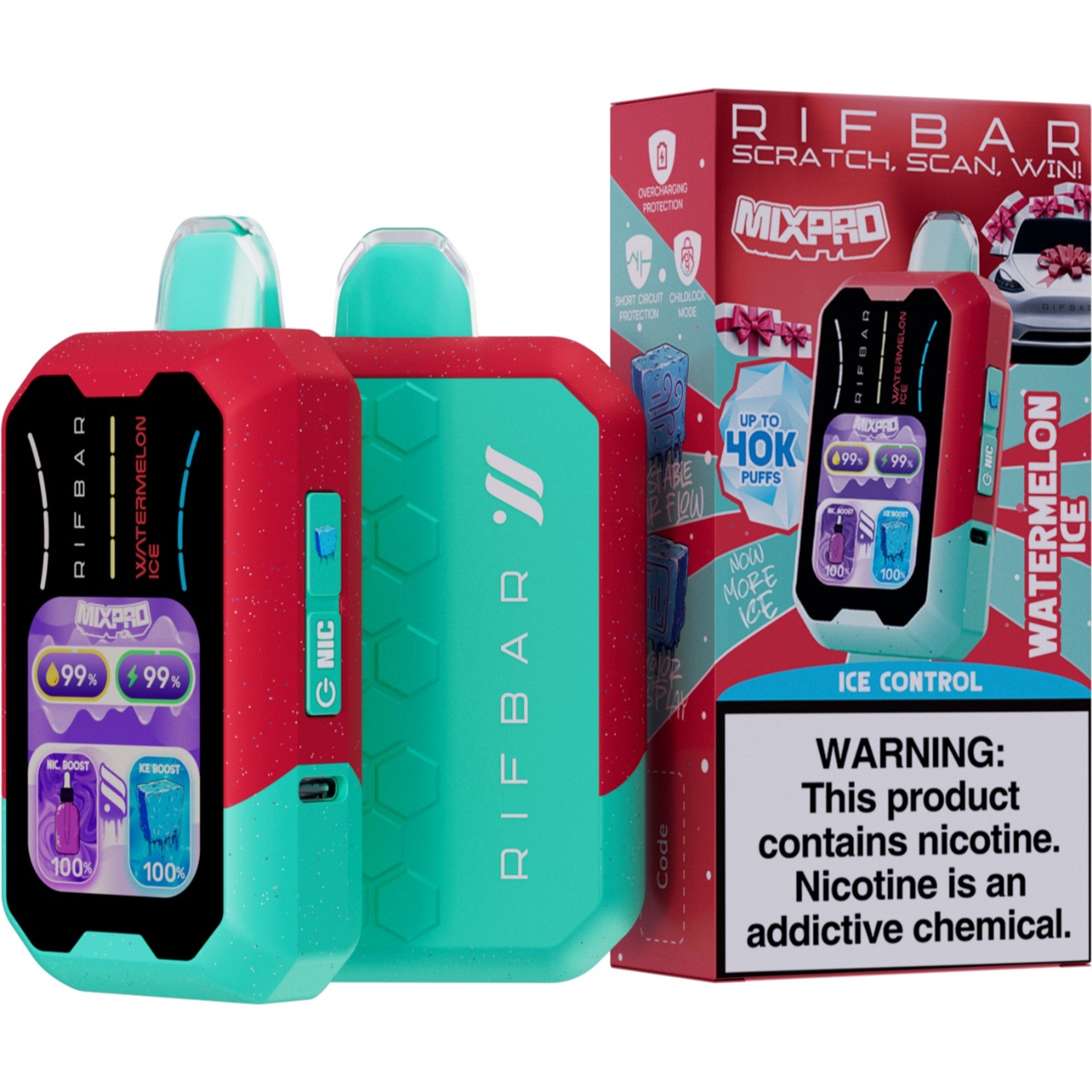 RIFBAR MixPro 40K Disposable Vape – 50mg (5% Nicotine)