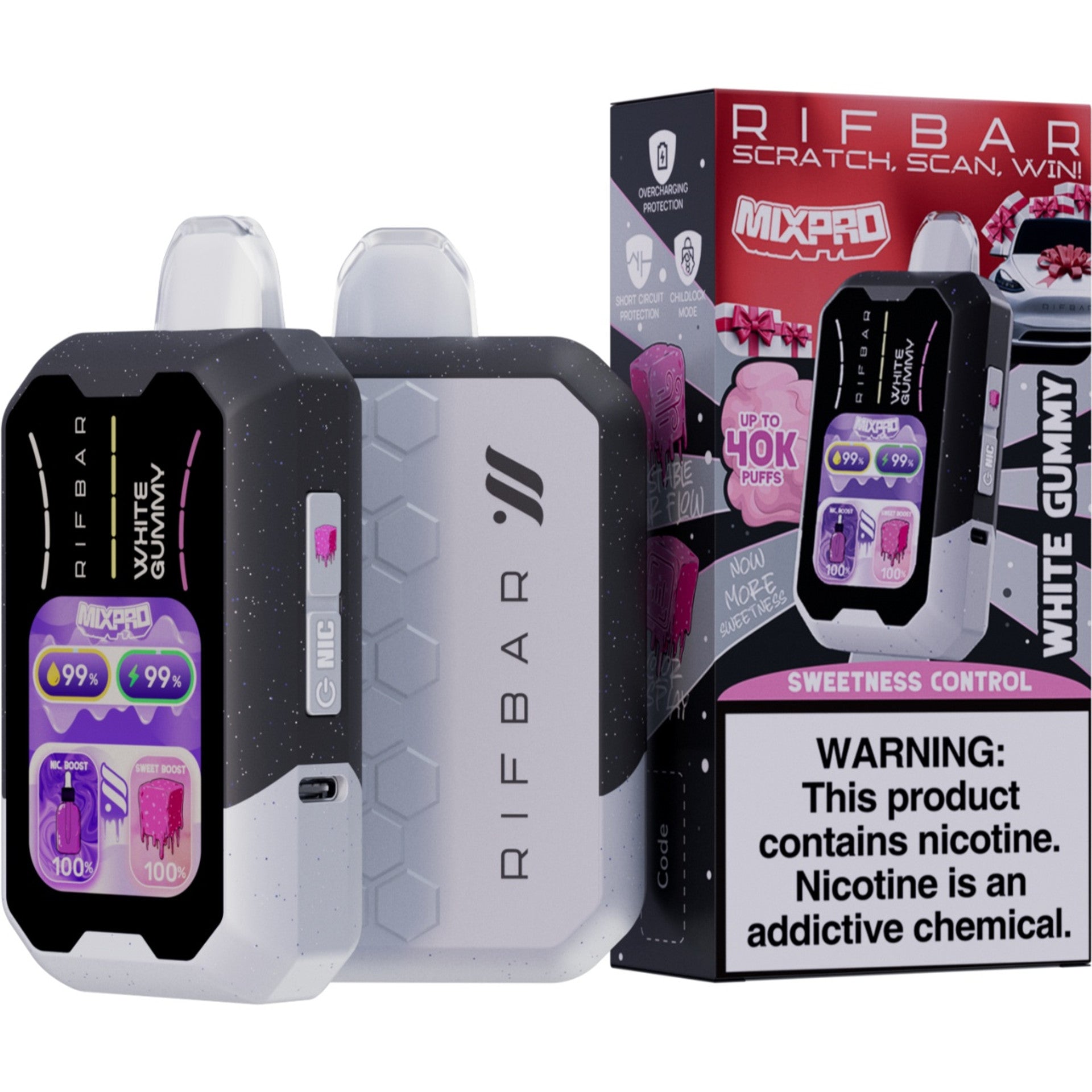 RIFBAR MixPro 40K Disposable Vape – 50mg (5% Nicotine)
