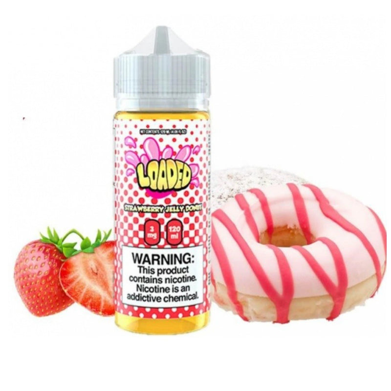 STRAWBERRY JELLY DONUT LOADED  120ML