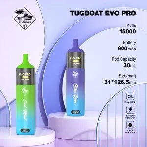 TUGBOAT EVO PRO  15000 puffs 50mg