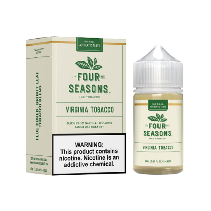 Four Seasons Fine Tobacco Salt Nicotine E-Liquid  30MG / 50MG