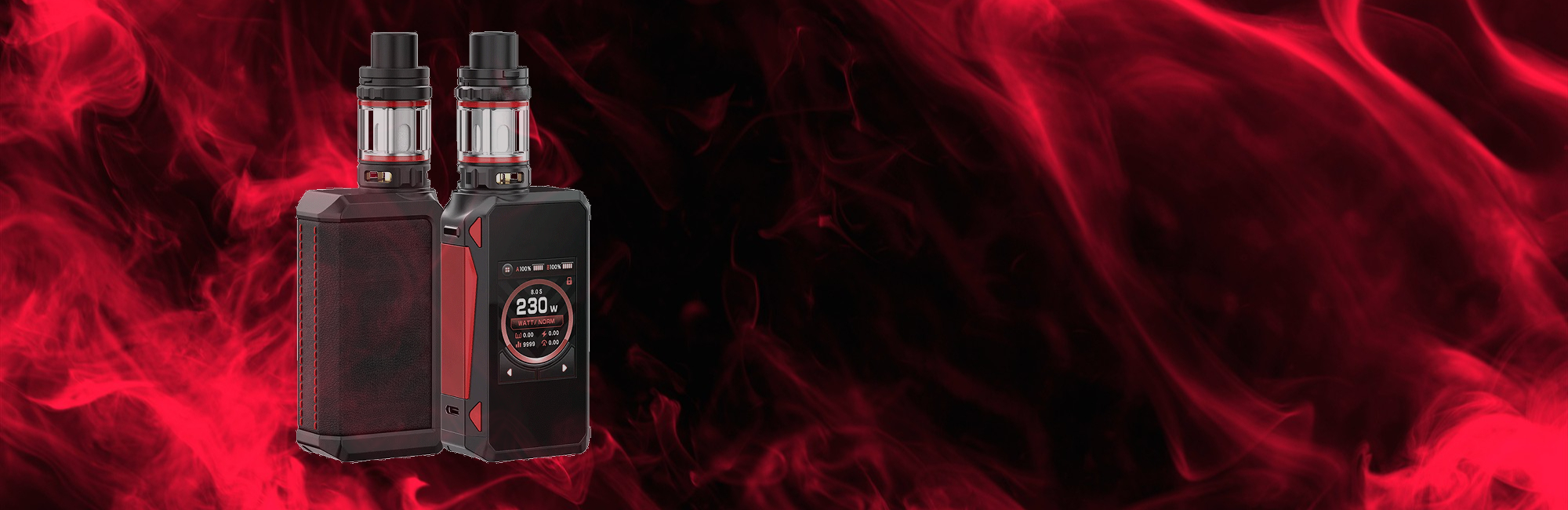 Vaping device red smoke 