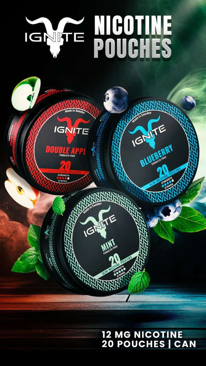 IGNITE NICOTINE POUCHES (12MG)