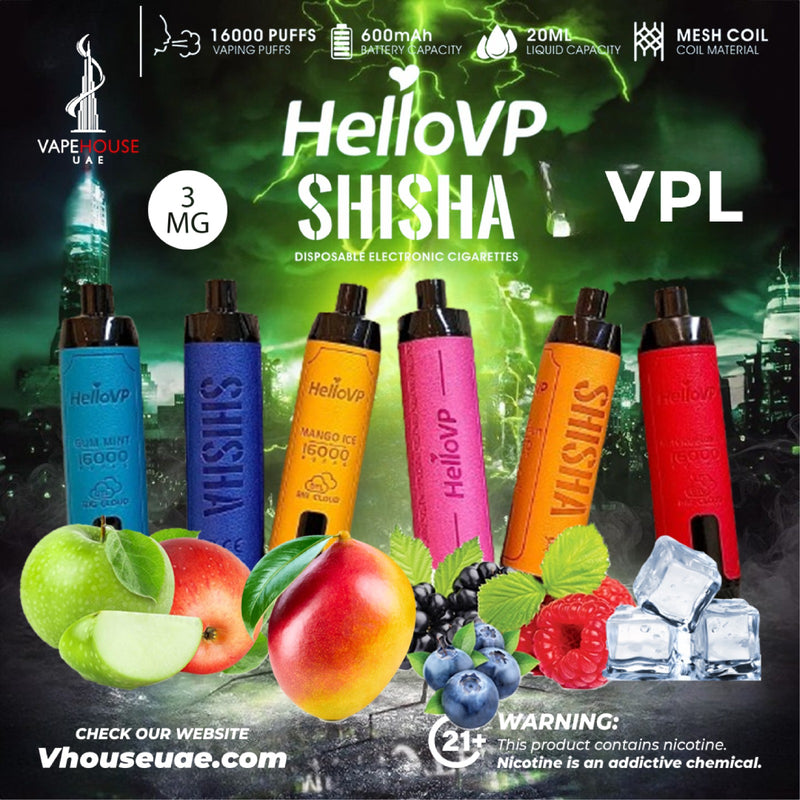 HELLOVP SHISHA  (16000 PUFF)