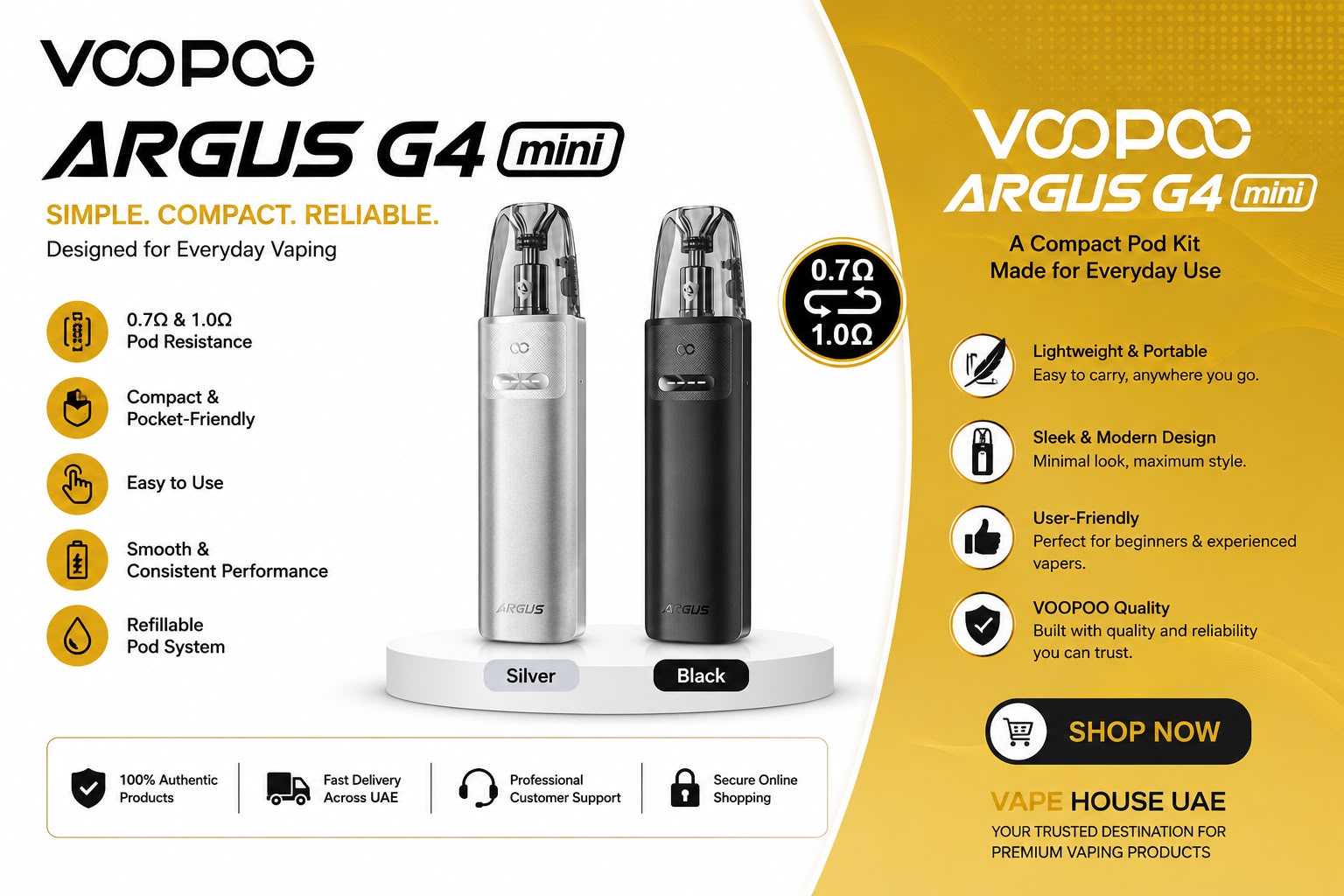 VOOPOO ARGUS G4 Mini Pod Kit