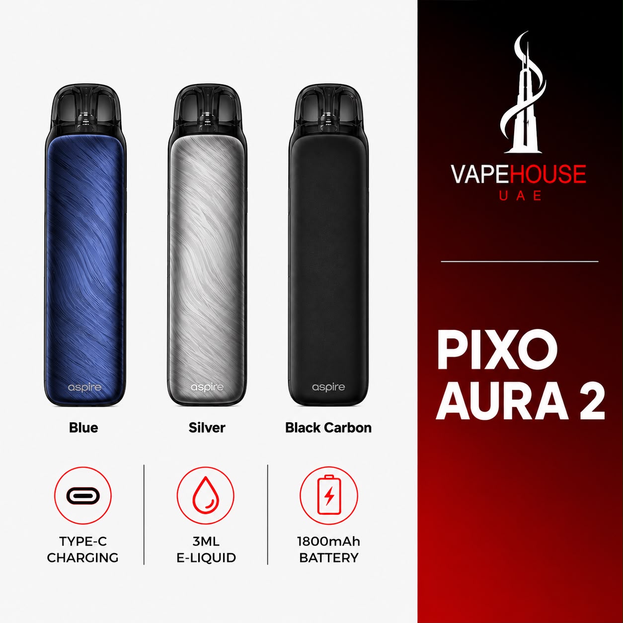 Aspire Pixo Aura 2 Pod Kit