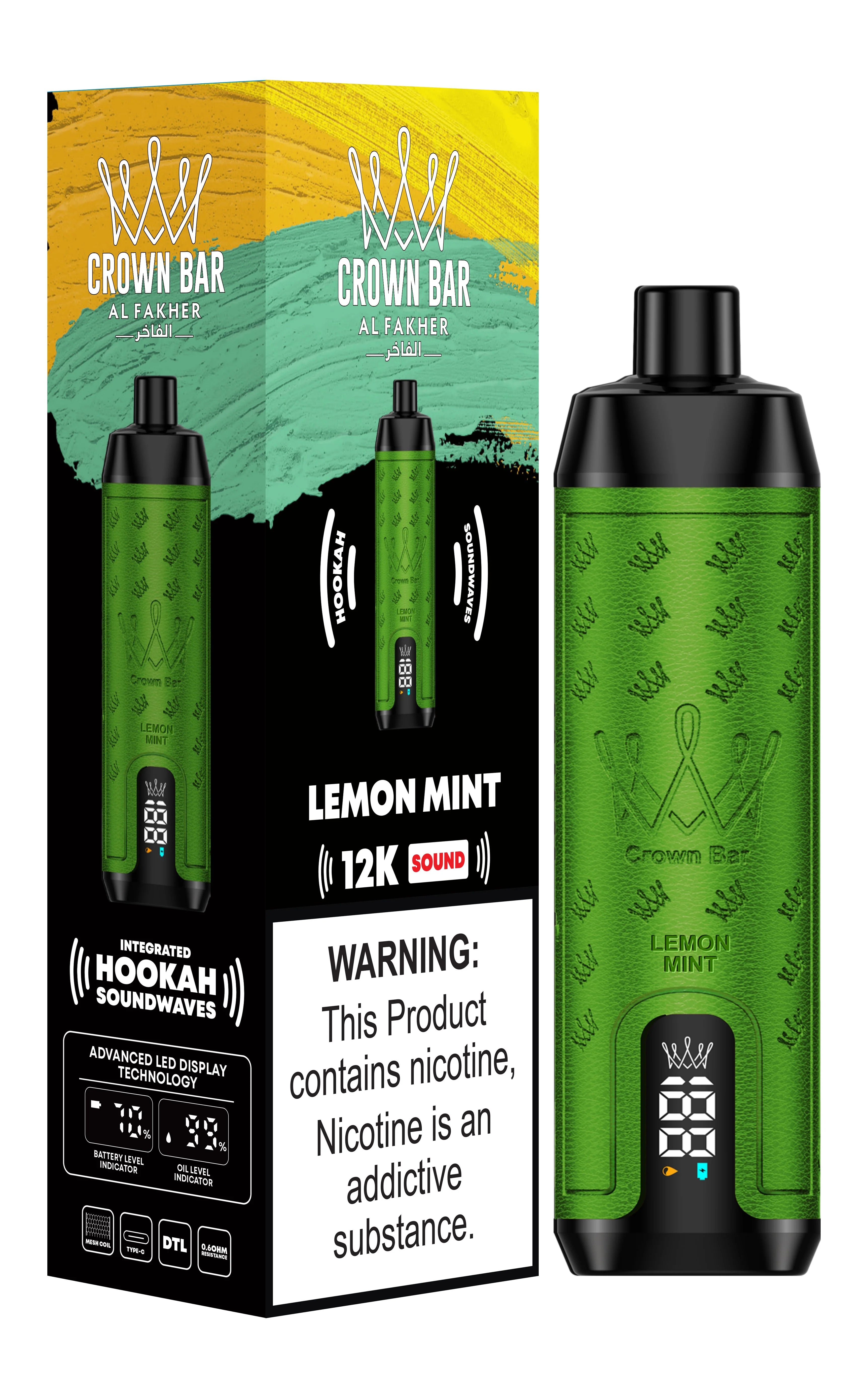 AL FAKHER 12000 PUFF DISPOSABLE (SOUND EDTION) 0.5%(5mg)