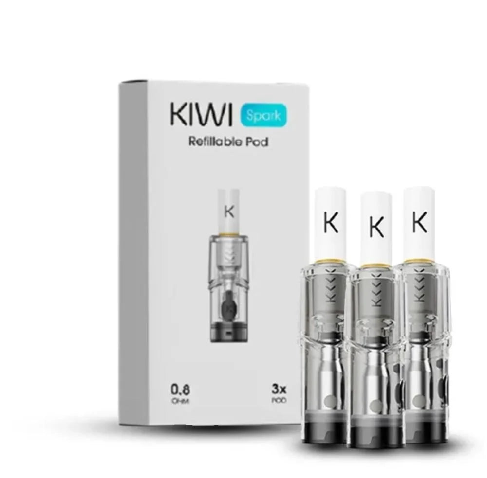 KIWI SPARK PODS CARTRIDGE 1.2 & 0.8 OHM KIWI SPARK PODS CARTRIDGE 1.2 & 0.8 OHM