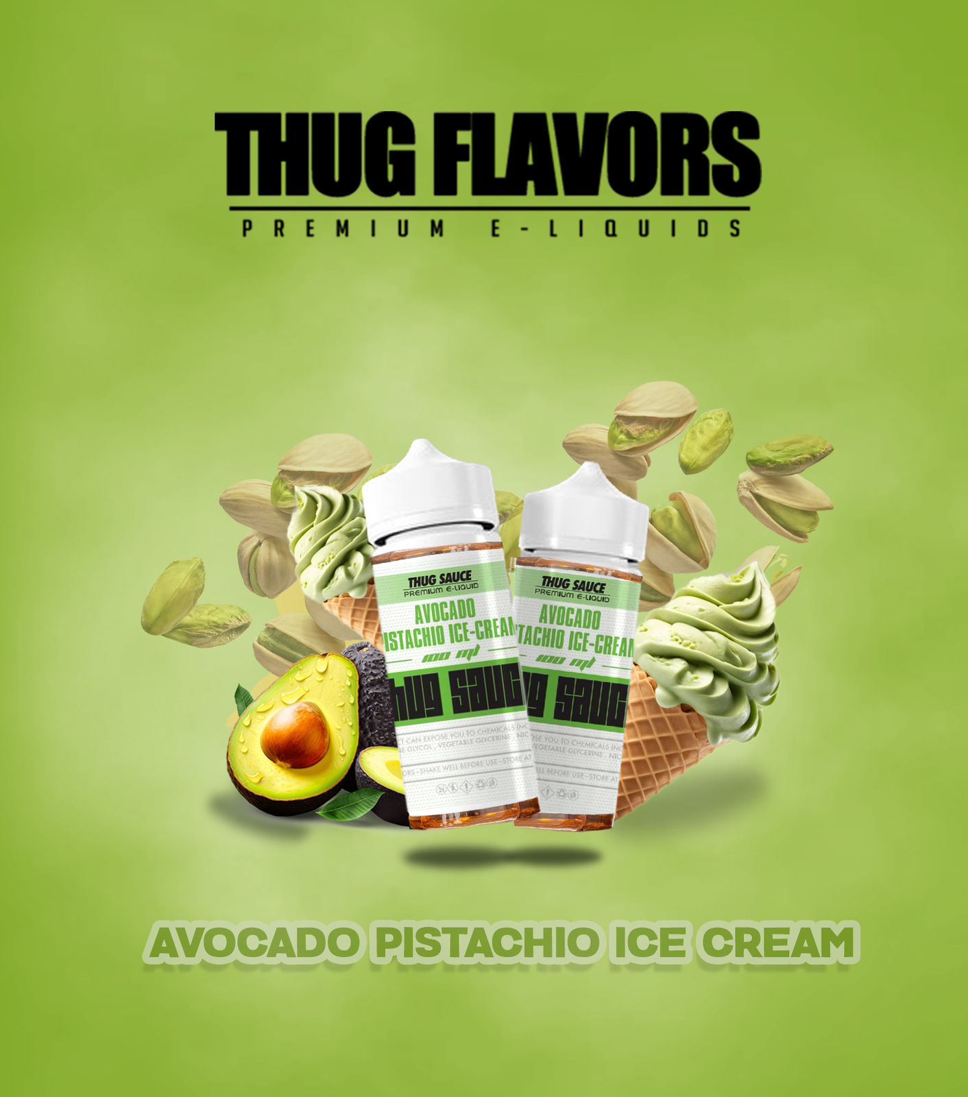 THUG SAUCE PREMIUM E-LIQUID FREEBASE  100ML