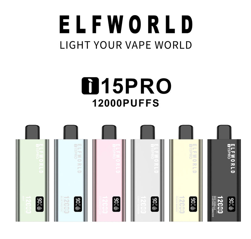 Elf World 15 PRO 12000 Puffs