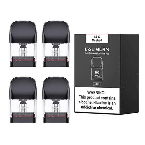 Uwell Caliburn G3 Pod Cartridge 4 Pc/Pack