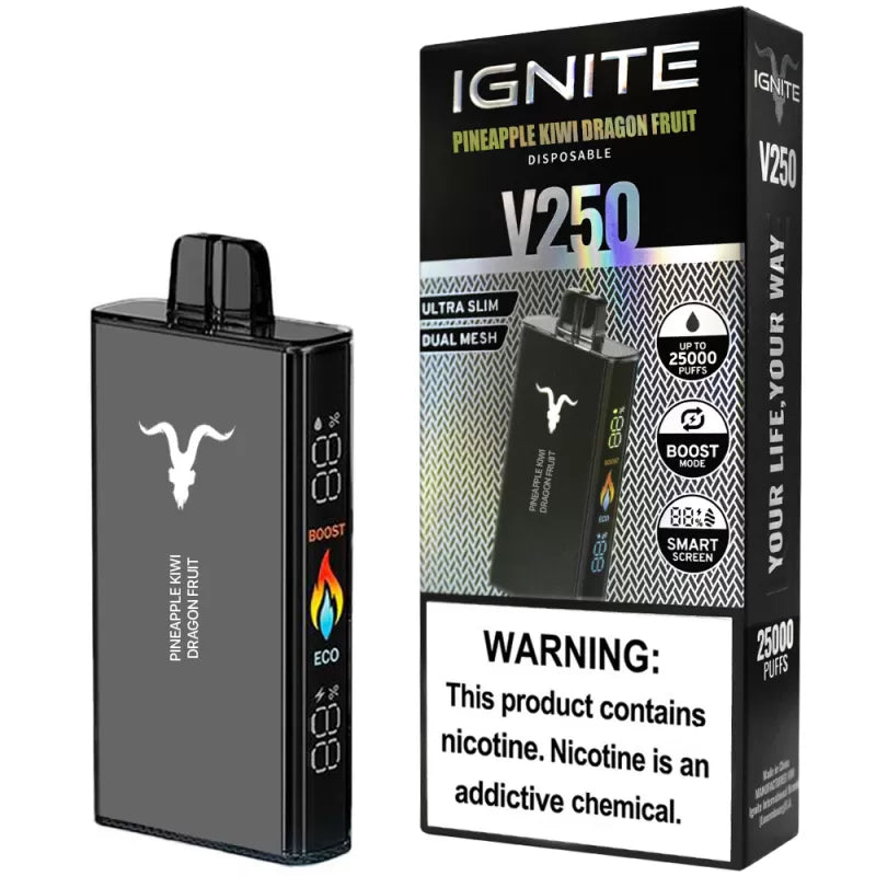 IGNITE V250 DISPOSABLE VAPE DEVICE (25000 PUFFS) IGNITE V250 DISPOSABLE VAPE DEVICE (25000 PUFFS)
