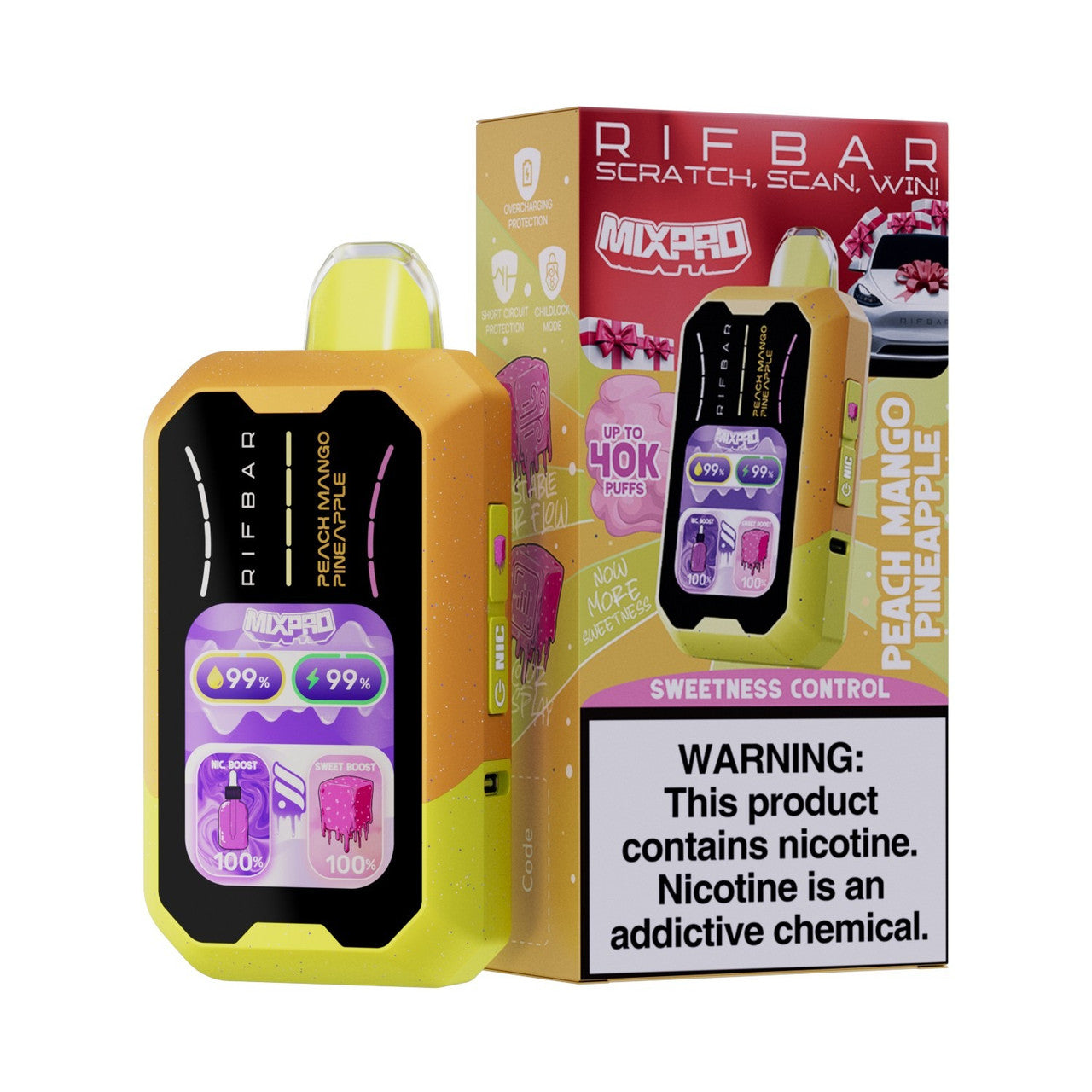 RIFBAR MixPro 40K Disposable Vape – 50mg (5% Nicotine)