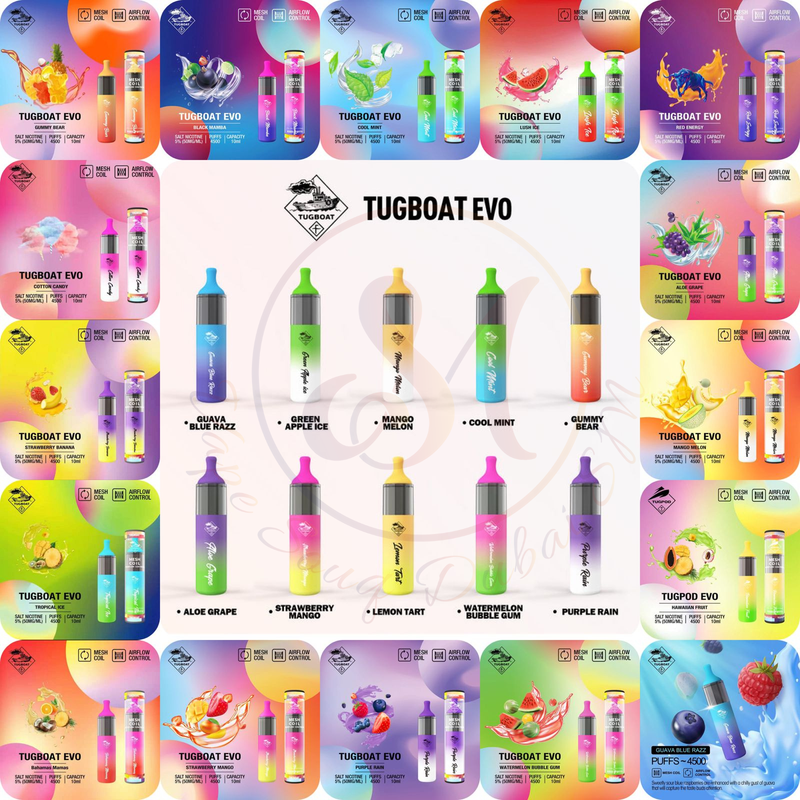 Tugboat EVO Disposable Vape Device 4500 Puffs