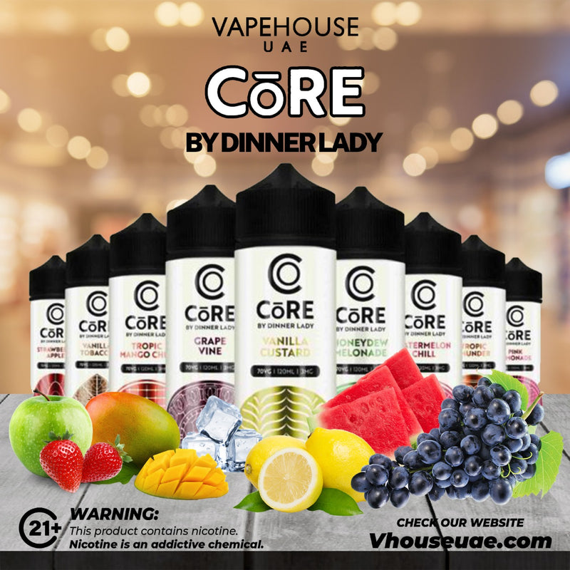 DINNER LADY By CORE E-Juice 120ML -3mg