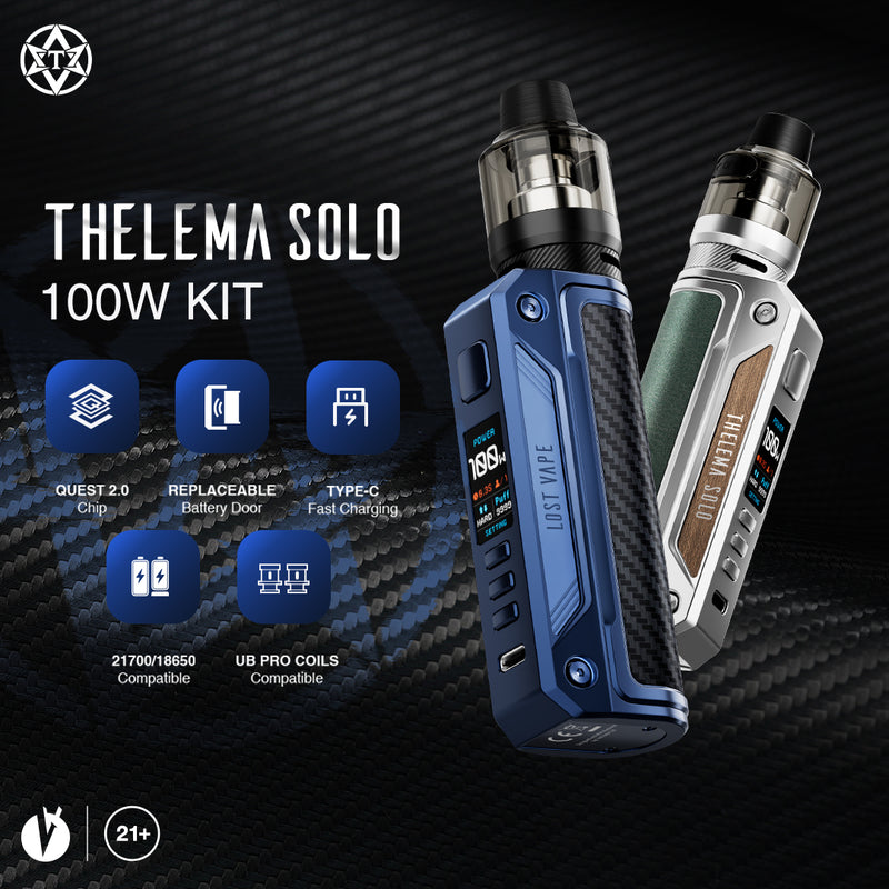 Lost Vape Thelema Solo 100W Mod Kit