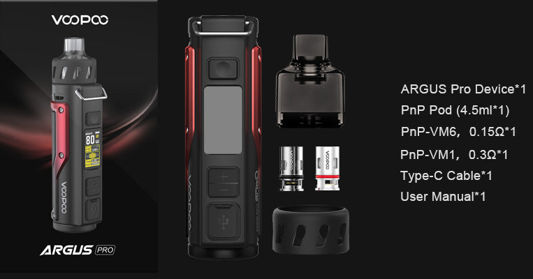 Voopoo Argus Pro 80w pod kit 3000