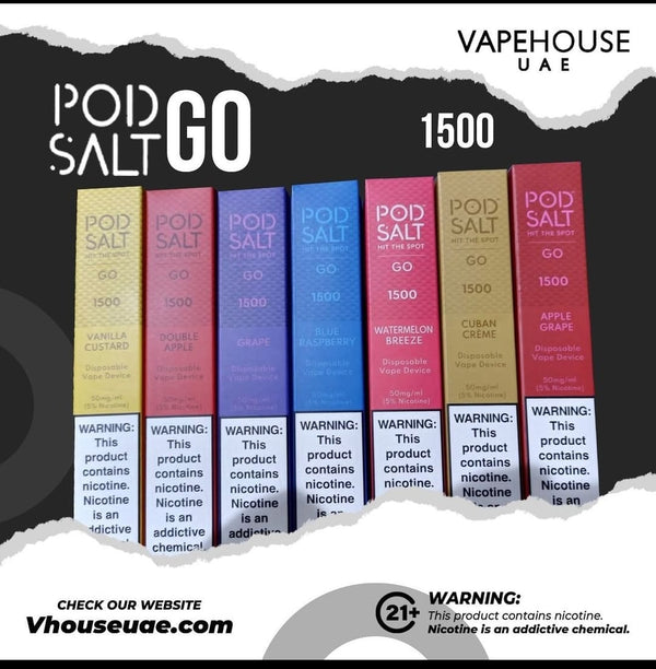 POD SALT GO 1500 Puffs Disposable Device