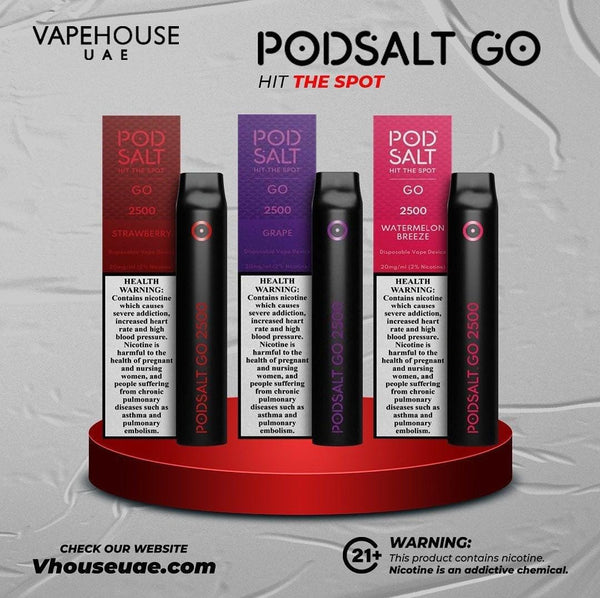 POD SALT GO-2500 PUFF DISPOSABLE VAPE