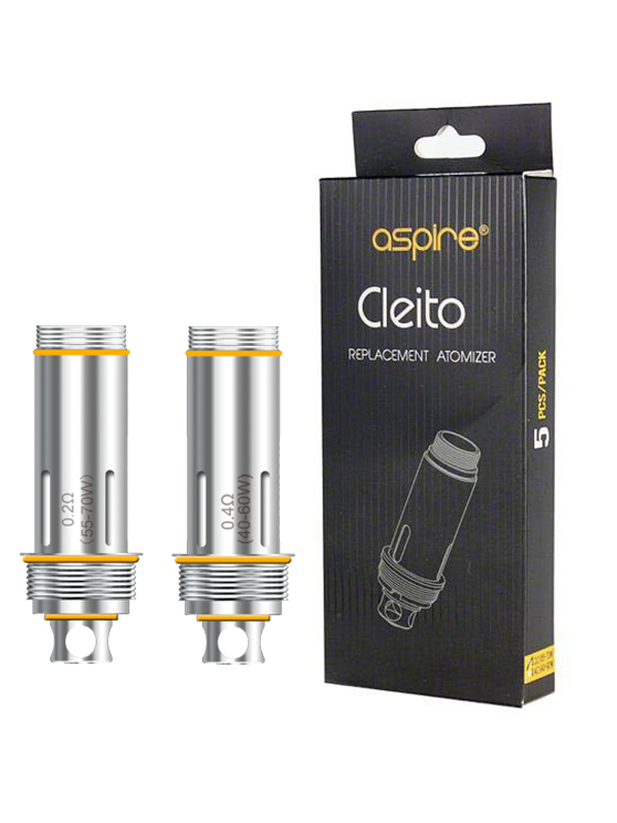 ASPIRE – CLEITO Coils 0.2 / 0.4 / 0.27 ohm (5 PACK)