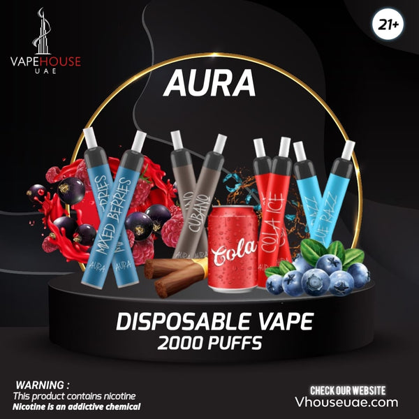 AURA DISPOSABLE 2000 puff / 20 mg