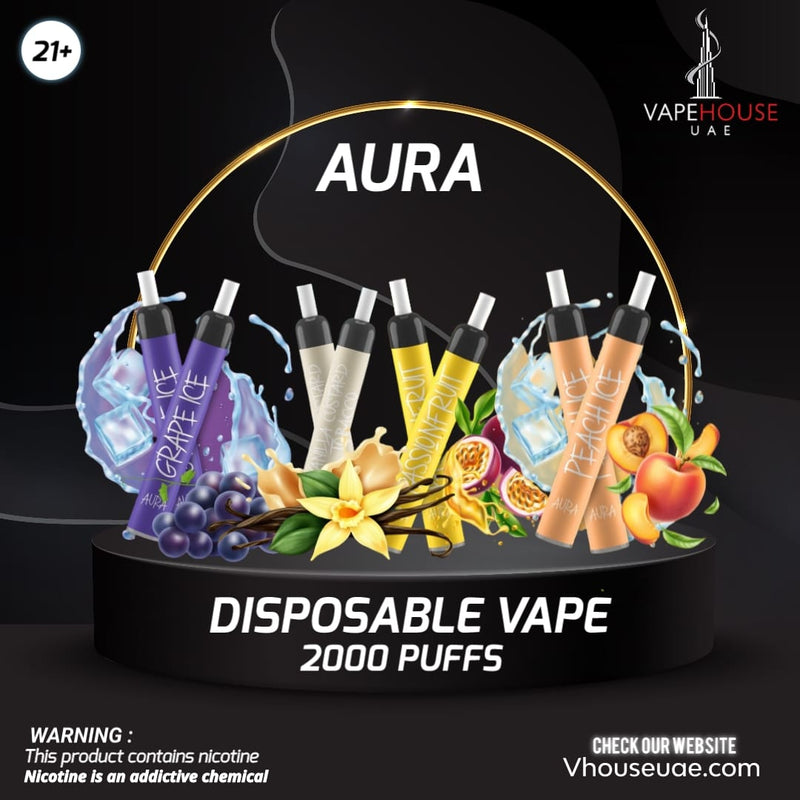 AURA DISPOSABLE 2000 puff / 20 mg