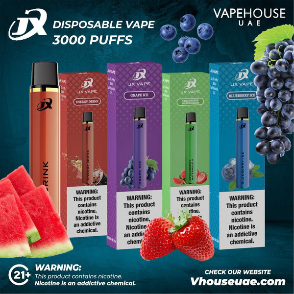 JX VAPE 3000PUFFS DISPOSBALE (20MG)