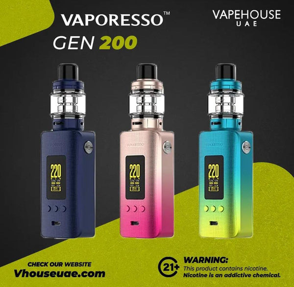 VAPORESSO GEN 200 220W STARTER KIT