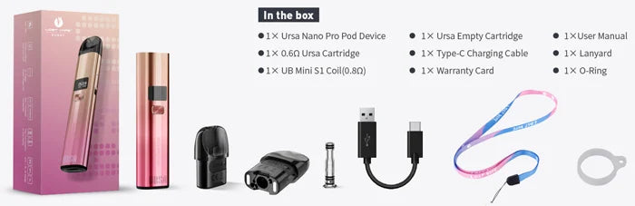 LOST VAPE URSA NANO PRO POD KIT 900MAH