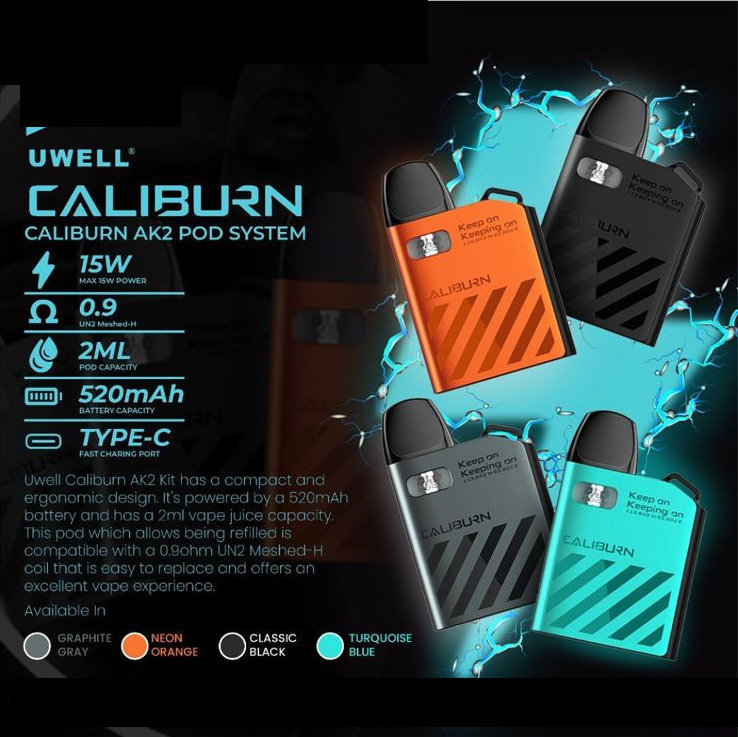 UWELL CALIBURN AK2 15W POD KIT